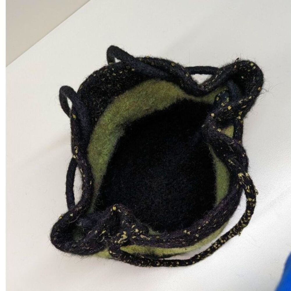 Artisan Felted Wool Bag - Picture 2 of 10